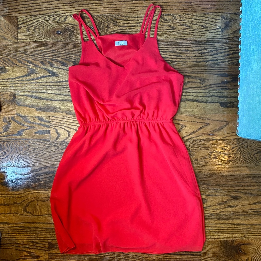 Tobi Red Dress Size S